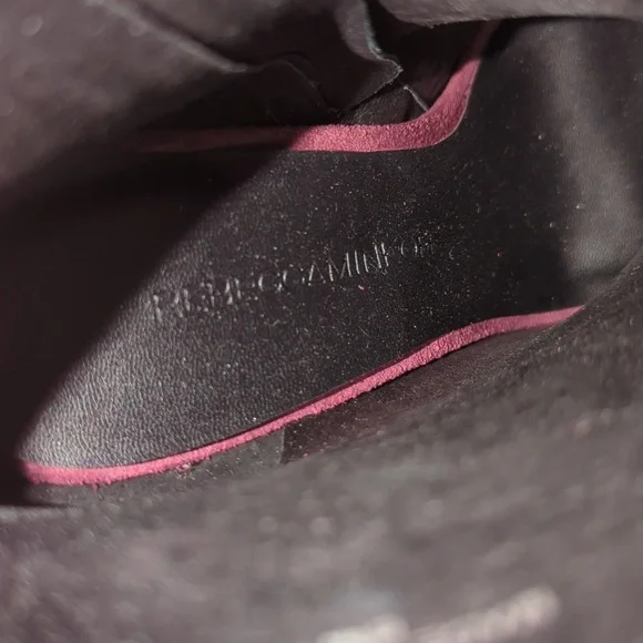 REBECCA MINKOFF Burgundy Suede Heel Booties ~ EUC - Picture 9 of 9